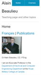 Mobile Screenshot of beaulieu.segfaults.net