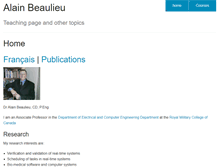 Tablet Screenshot of beaulieu.segfaults.net